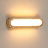 Comely 18W LED Wall Light Indoor, Modern Wall Lamp Wood Warm White 3000K, LED Wall Lighting For Bedroom Living Room Staircase Corridor