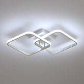 Comely LED Ceiling Lamp 42W 4700LM, Modern Ceiling Light LED Square 59cm 6500K Cool White Light, Ceiling Lamp Living Room Acrylic White For Bedroom Living Room Kitchen Bathroom Corridor