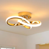 Comely Ceiling Lamp LED, 22W 2500LM, Modern LED Ceiling Light, Gold Aluminum Ceiling Light For Bedroom Living Room Kitchen Hallway, Warm White 3000K
