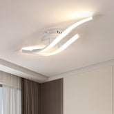 Comely Moderne LED Ceiling Light, 18W Aluminum Ceiling Lamp, White, 3000K Warm White, LED Ceiling Lighting for Living Room, Bedroom, Hallway