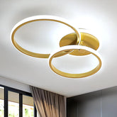 Comely Ceiling Lamp LED Ceiling Light Living Room, 42W 4700LM LED Ceiling Light Modern, Gold Round Ceiling Lighting For Bedroom Living Room Kitchen Hallway, Cool White Light 6500K, 59CM