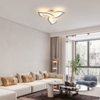 Comely Plafonnier LED Dimmable, Lampe de Plafond Moderne Acrylique 35W 3937LM, 3000K-6500K, Luminaire Plafonnier avec Télécommande pour Chambre Salon, Dia 58cm