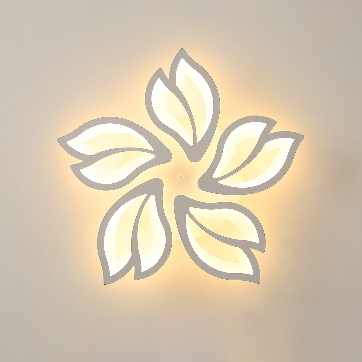 Ceiling Light - White Acrylic Frame, Tunable and Dimmable