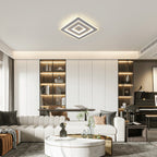 Comely Plafonnier LED Carré Moderne, 52W Lampe de Plafond LED, Acrylique Luminaire Plafonnier Intérieur Blanc pour Chambre à Coucher, Salon, Couloir, Lumière Naturelle 4500K, 40cm
