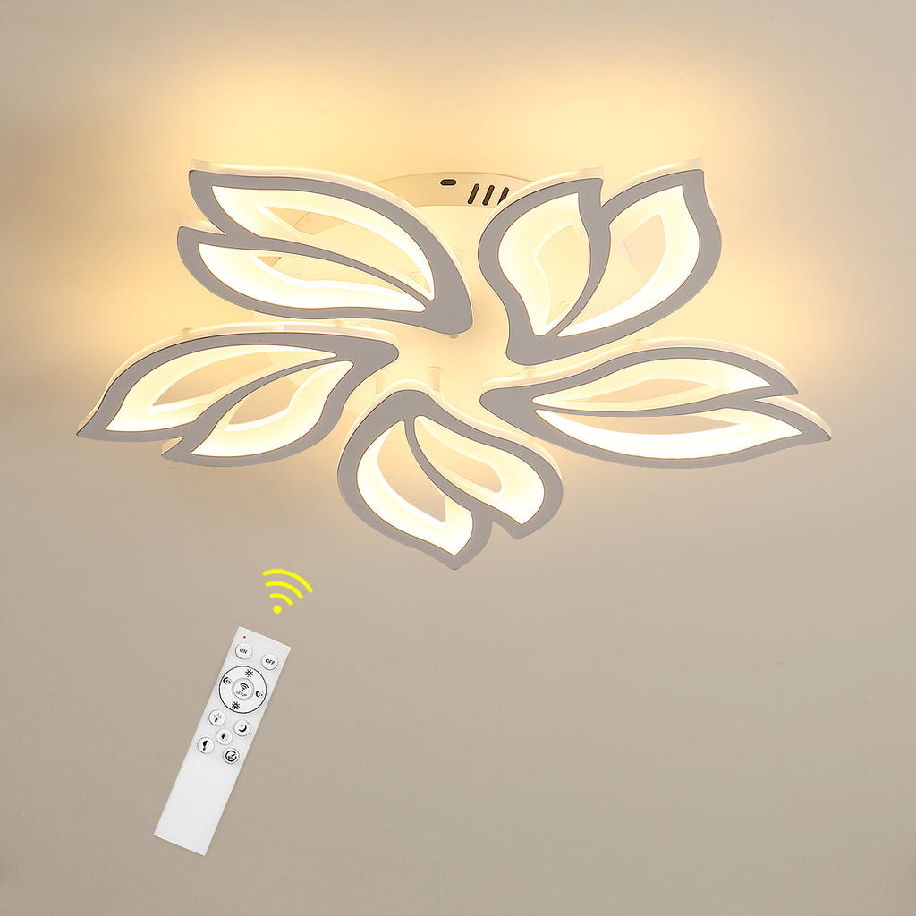 Ceiling Light - White Acrylic Frame, Tunable and Dimmable