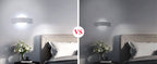 Wall Light - White Acrylic Frame, White Light