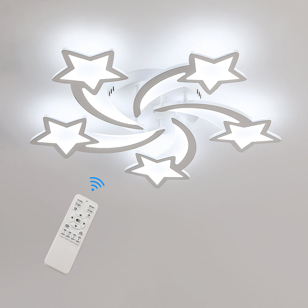 Ceiling Light - White Acrylic Frame, Tunable and Dimmable