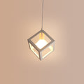Chandeliers - White Metal Frame
