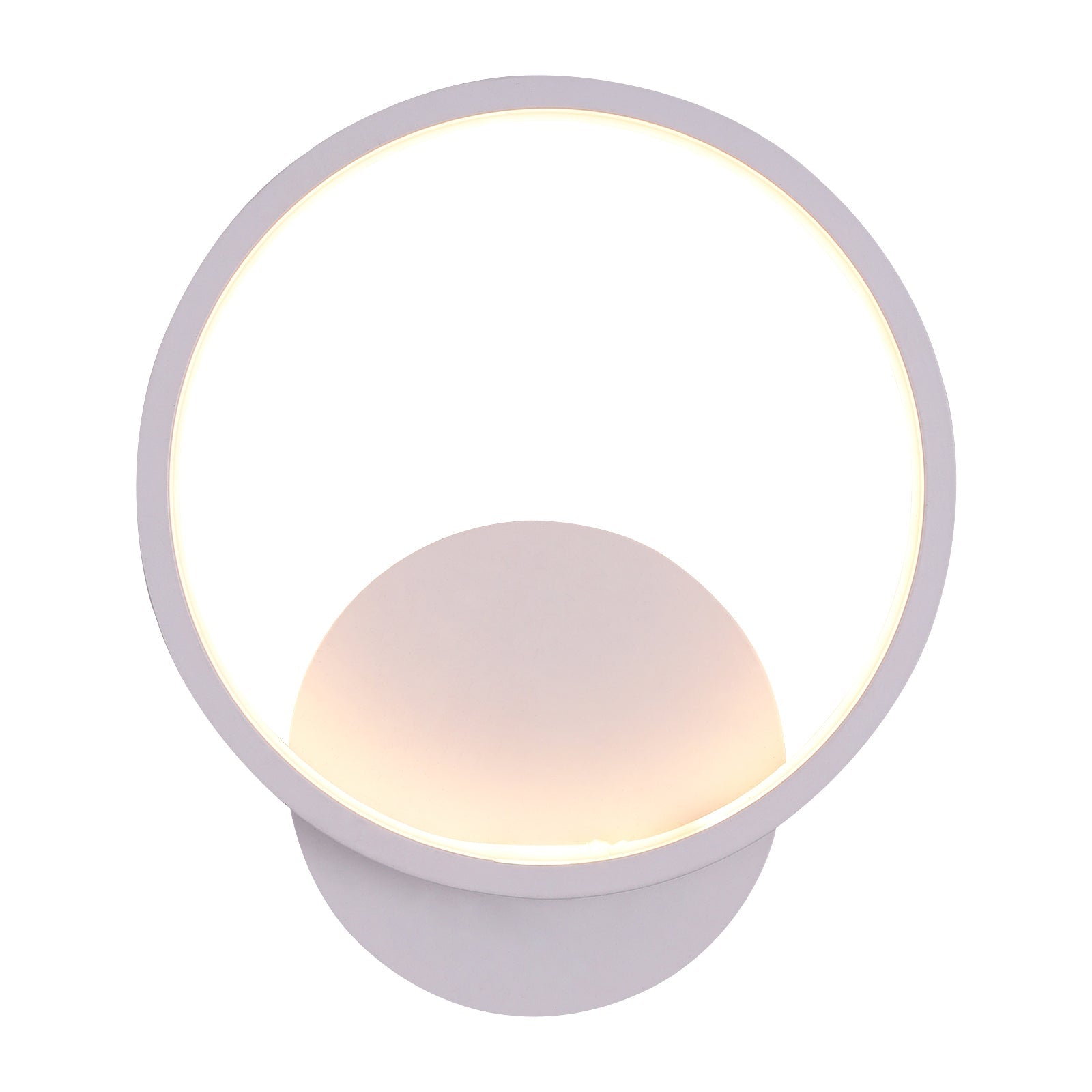 Wall Light - White Aluminium Frame, Warm Light