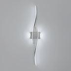 Wandleuchte - Rahmen aus verchromtem Aluminium, weißes Licht