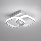 Deckenleuchte - Weißer Aluminiumrahmen, Weißes Licht