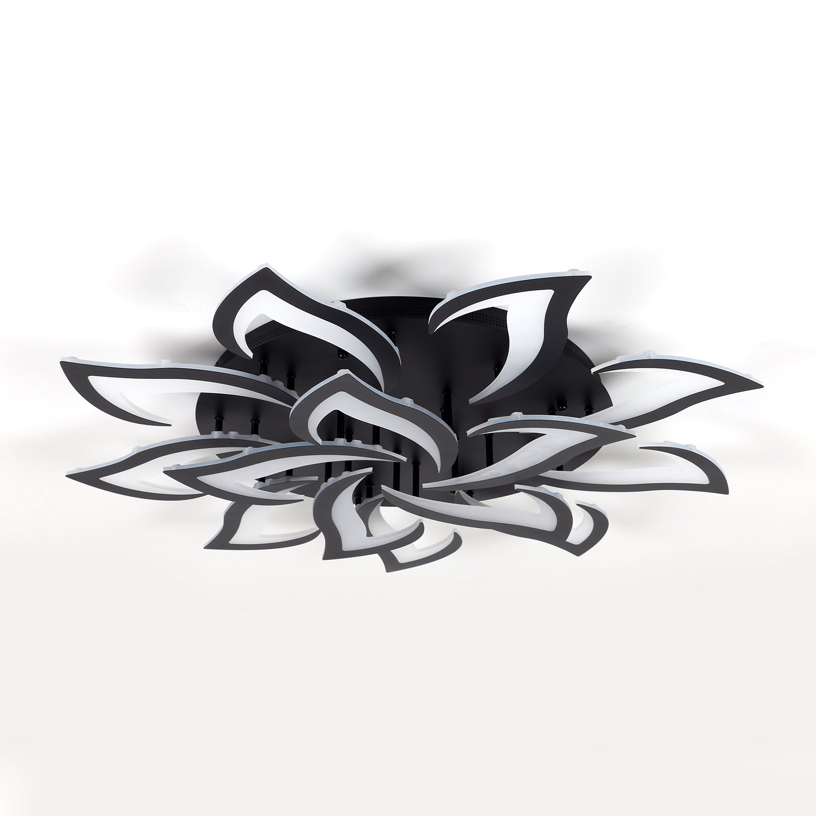 Ceiling Light - Black Acrylic Frame, Tunable and Dimmable