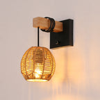 Wall Light - Black Metal Frame
