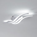 Plafoniera - Struttura in alluminio bianco, Luce bianca