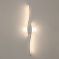 Wandleuchte - Weißer Aluminiumrahmen, Naturlicht