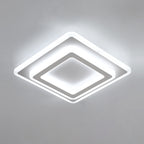 Ceiling Light - White Acrylic Frame, White Light