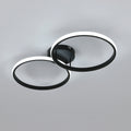 Ceiling Light - Black Aluminium Frame, White Light