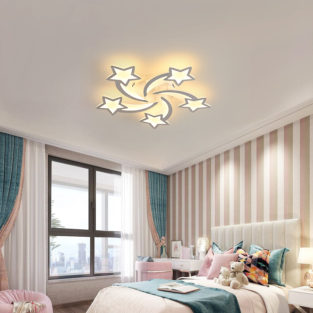 Ceiling Light - White Acrylic Frame, Tunable and Dimmable