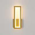 Applique - Cornice in acrilico dorato, Luce calda