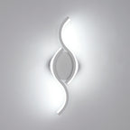 Wandleuchte – weißer Aluminiumrahmen, weißes Licht