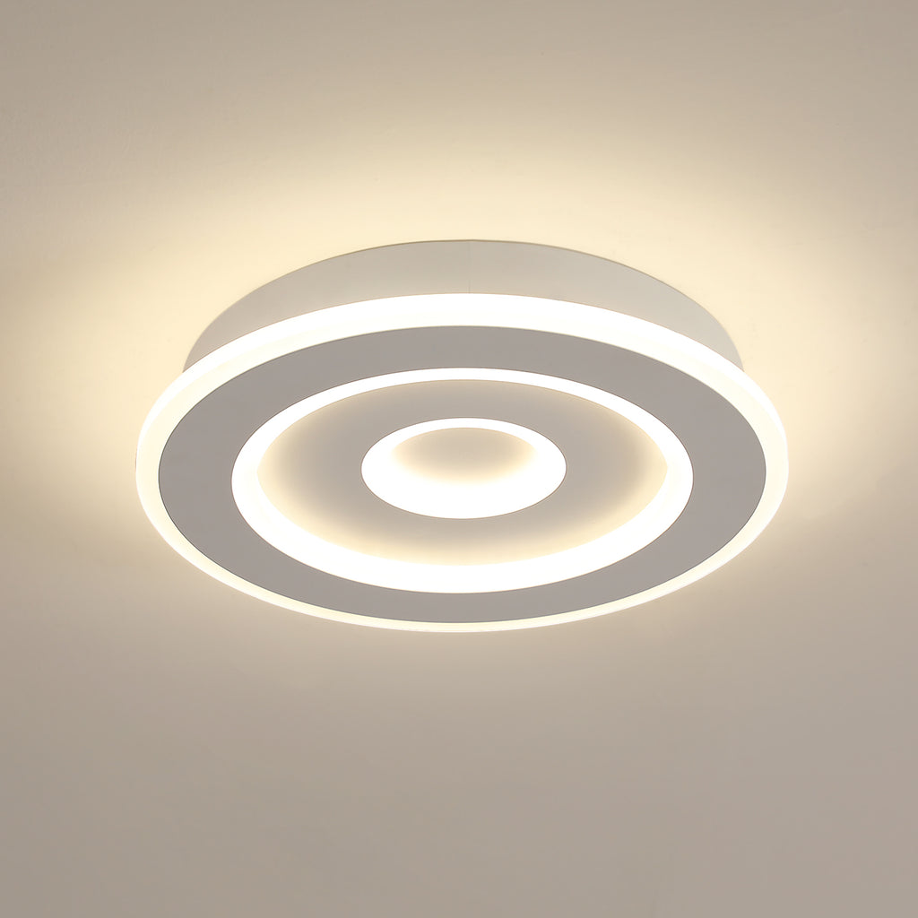 Ceiling Light - White Acrylic Frame, Natural Light