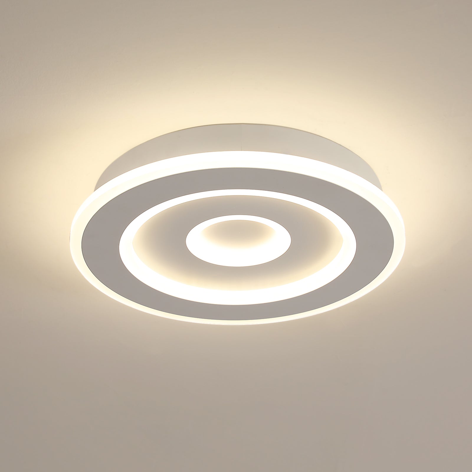 Ceiling Light - White Acrylic Frame, Natural Light