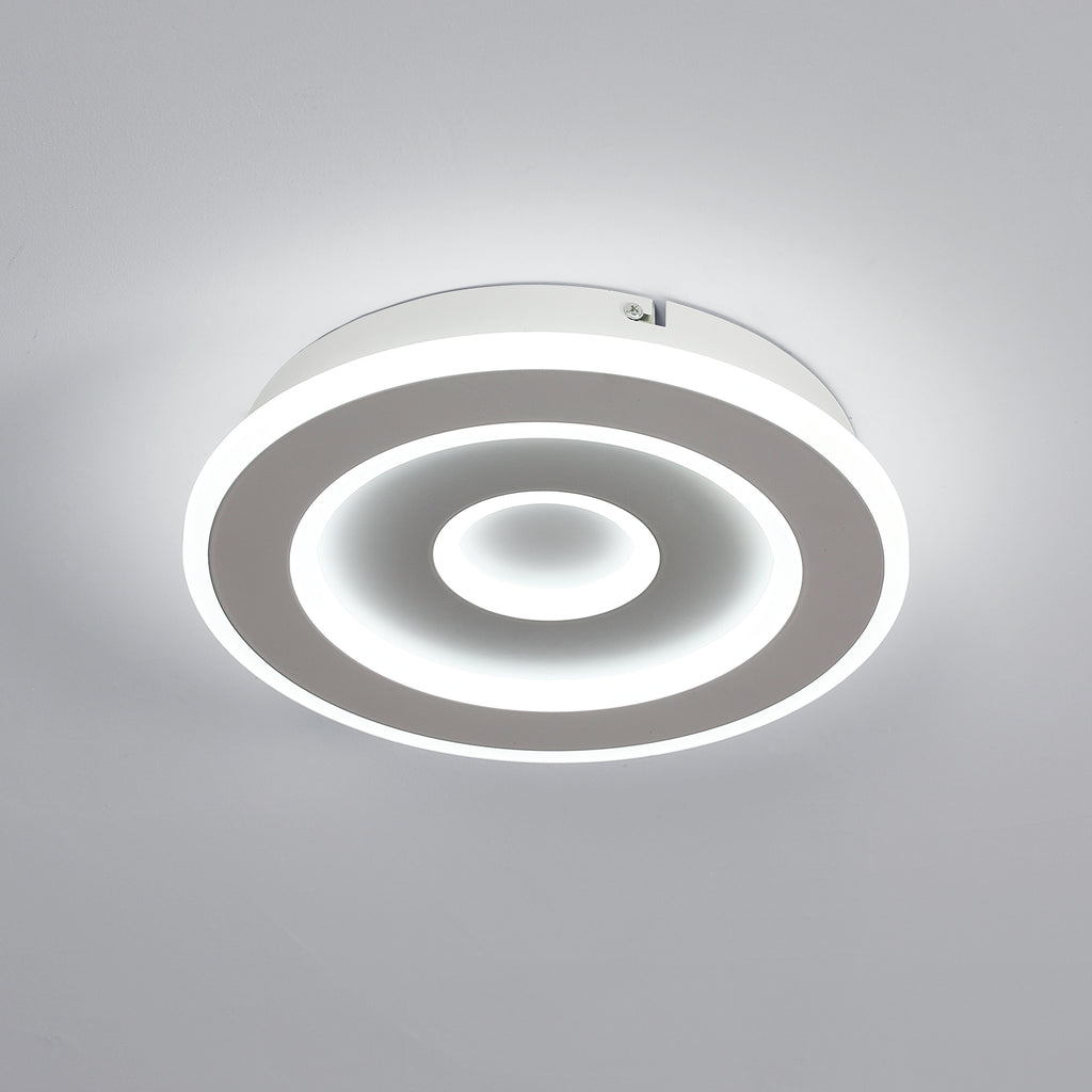 Comely Plafonnier LED Rond Moderne, 28W 28cm Lampe de Plafond LED, Blanc Luminaire Plafonnier Intérieur pour Chambre à Coucher, Salon, Couloir, Lumière Blanche Froide 6500K