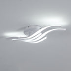 Deckenleuchte - Weißer Aluminiumrahmen, Weißes Licht