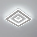 Comely Plafonnier LED Carré Moderne, 36W 28cm Lampe de Plafond LED, Blanc Luminaire Plafonnier Intérieur pour Chambre à Coucher, Salon, Couloir, Lumière Blanche Froide 6500K