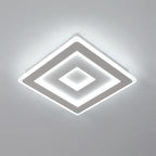 Comely Plafonnier LED Carré Moderne, 36W 28cm Lampe de Plafond LED, Blanc Luminaire Plafonnier Intérieur pour Chambre à Coucher, Salon, Couloir, Lumière Blanche Froide 6500K