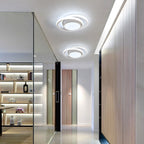 Comely Plafonnier LED, 32W 2350LM, Diamètre 28cm, Design Moderne Rond pour Couloir, Balcon, Chambre, Corridor, Blanc Froid 6500K
