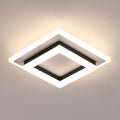Ceiling Light - Black & White Acrylic Frame, Natural Light