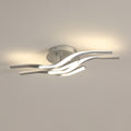 Deckenleuchte - Rahmen aus silbernem Aluminium, Naturlicht