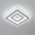 Ceiling Light - White Acrylic Frame, White Light