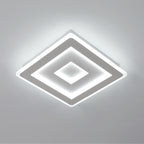 Ceiling Light - White Acrylic Frame, White Light
