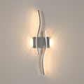 Wandleuchte – Chrom-Aluminiumrahmen, warmes Licht