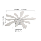 Comely Plafonnier LED Moderne, 50W 5625LM Lampe de Plafond, Lumière Chaude 3000K Luminaire en Acrylique pour Salon, Chambre à Coucher, 72cm