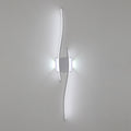 Wandleuchte – weißer Aluminiumrahmen, weißes Licht