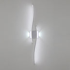 Wandleuchte – weißer Aluminiumrahmen, weißes Licht