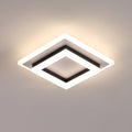 Ceiling Light - Black & White Acrylic Frame, Natural Light