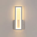 Wandleuchte – Weißer Acrylrahmen, Warmes Licht