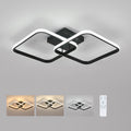 Deckenleuchte – schwarzer Aluminiumrahmen, abstimmbar und dimmbar