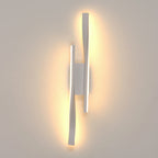 Wall Light - White Aluminium Frame, Warm Light