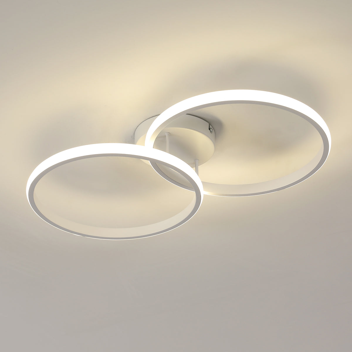 Deckenleuchte – weißer Aluminiumrahmen, Tageslicht