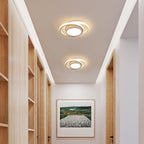 Ceiling Light - White Aluminium Frame, Warm Light