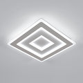 Comely Plafonnier LED Carré Moderne, 52W 5850LM Lampe de Plafond LED, Acrylique Luminaire Plafonnier Intérieur Blanc pour Chambre à Coucher, Salon, Couloir, Lumière Blanche 6500K, 40cm