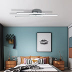 Comely Plafonnier LED, Lampe de Plafond Design Curvé Moderne, 18W 1700LM Luminaire Plafonnier LED pour Salon Chambre Couloir Cuisine Balcon Bureau
