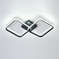 Ceiling Light - Black Aluminium Frame, White Light