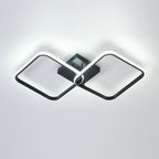 Ceiling Light - Black Aluminium Frame, White Light