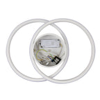 Comely Plafonnier LED, Rond Lampe de plafond 42W, Moderne Luminaire Plafonnier pour Couloir Coucher Salle de Bains Cuisine Salon, Lumière Naturelle 4500K, Longueur 40cm, Blanc